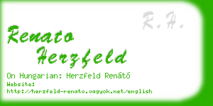 renato herzfeld business card
